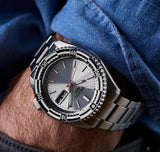 Seiko 5 Sports Special Edition Silver Dial Silver Steel Strap Watch For Men - SRPK09K1 Authentic Buy Shop Now