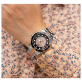 Michael Kors Runway Quartz Black Dial Two Tone Steel Strap Watch For Women - MK6960 Authentic Buy Shop Now