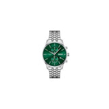 Hugo Boss Associate Green Dial Silver Steel Strap Watch for Men - 1513975 Authentic Buy Shop Now