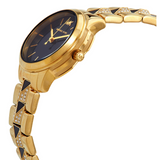 Michael Kors Runway Mercer Quartz Black Dial Two Tone Steel Strap Watch For Women - MK6672 Authentic Buy Shop Now