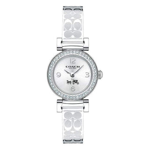 Coach Madison White Dial Silver Steel Strap Watch for Women - 14502201 Authentic Buy Shop Now
