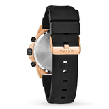 Bulova Marine Star Chronograph Black Dial Black Rubber Strap Watch for Men - 98B104 Authentic Buy Shop Now
