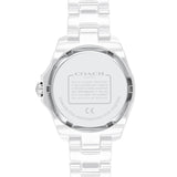 Coach Preston White Dial White Steel Strap Watch for Women - 14503462 Authentic Buy Shop Now