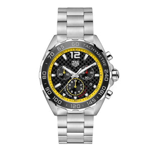 Tag Heuer Formula 1 Chronograph Black Dial Silver Steel Strap Watch for Men- CAZ101AC.BA0842 Authentic Buy Shop Now