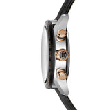 Tag Heuer Carrera Chronograph Black Dial Black Leather Strap Watch for Men - CBN2A5A.FC6481 Authentic Buy Shop Now
