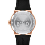 Movado Bold Fusion Black Dial Black Silicone Strap Watch for Men - 3600622 Authentic Buy Shop Now