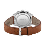 Hugo Boss Champion White Dial Brown Leather Strap Watch for Men - 1513879 Authentic Buy Shop Now
