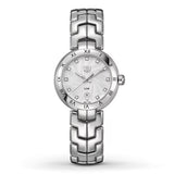 Tag Heuer Link Diamonds Mother of Pearl Dial Silver Steel Strap Watch for Women - WAT1411.BA0954 Authentic Buy Shop Now