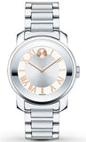 Movado Bold Silver Dial Silver Steel Strap Watch for Women - 3600244 Authentic Buy Shop Now