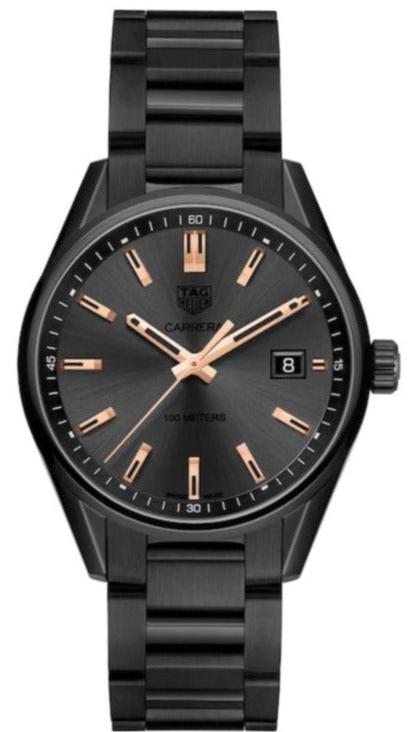 Tag Heuer Carrera Special Edition Black Dial Black Steel Strap Watch for Women - WAR1113.BA0602 Authentic Buy Shop Now