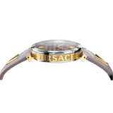 Versace V-Twist Quartz Purple Dial Purple Leather Strap Watch for Women - VELS00219 Authentic Buy Shop Now