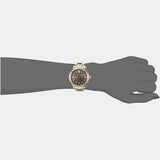 Versace Hellenyium Brown Dial Two Tone Steel Strap Watch for Women - V12040015 Authentic Buy Shop Now