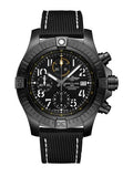 Breitling Avenger Chronograph 45mm Night Mission Black Dial Black Nylon Strap Watch for Men - V13317101B1X1 Authentic Buy Shop Now