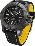 Breitling Avenger Automatic 45 Seawolf Night Mission Black Dial Black Nylon Strap Watch for Men - V17319101B1X1 Authentic Buy Shop Now