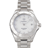 Tag Heuer Aquaracer White Mother of Pearl Dial Watch for Women - WBD1314.BA0740 Authentic Buy Shop Now