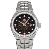 Tag Heuer Link Quartz Black Dial Silver Steel Strap Watch for Women - WBC131F.BA0649 Authentic Buy Shop Now