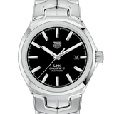 Tag Heuer Link Quartz Black Dial Silver Steel Strap Watch for Women - WBC2110.BA0603 Authentic Buy Shop Now