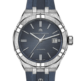 Maurice Lacroix Aikon Automatic Date Blue Dial Blue Silicone Strap Watch For Men - AI6008-SS000-430-4 Authentic Buy Shop Now