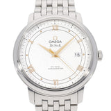 Omega De Ville Prestige Co Axial Silver Dial Silver Steel Strap Watch for Men - 424.10.40.20.02.004 Authentic Buy Shop Now