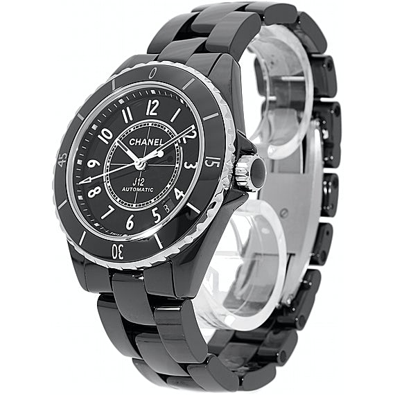 Chanel J12 Quartz Black Dial Black Steel Strap Watch for Women - J12 H5695 Authentic Buy Shop Now