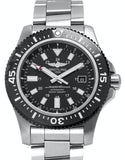Breitling Superocean II Special 44mm Black Dial Silver Steel Strap Watch for Men - Y1739310/BF45/162A Authentic Buy Shop Now