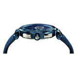 Versace Aion Chronograph Blue Dial Blue Leather Strap Watch for Men - VBR070017 Authentic Buy Shop Now