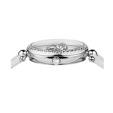 Versace Palazzo Empire White Dial White Leather Strap Watch for Women - VCO010017 Authentic Buy Shop Now