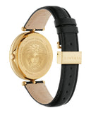 Versace Palazzo Empire Black Dial Black Leather Strap Watch for Women - VCO020017 Authentic Buy Shop Now