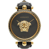 Versace Palazzo Empire Black Dial Black Leather Strap Watch for Women - VCO020017 Authentic Buy Shop Now