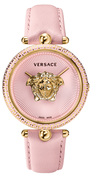 Versace Palazzo Empire Pink Dial Pink Leather Strap Watch for Women - VCO030017 Authentic Buy Shop Now