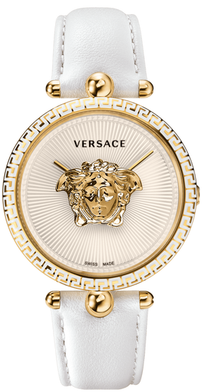 Versace Palazzo Empire White Dial White Leather Strap Watch for Women - VCO040017 Authentic Buy Shop Now