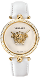 Versace Palazzo Empire White Dial White Leather Strap Watch for Women - VCO040017 Authentic Buy Shop Now