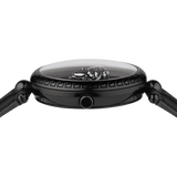 Versace Palazzo Empire Black Dial Black Leather Strap Watch for Women - VCO050017 Authentic Buy Shop Now