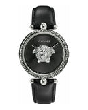 Versace Palazzo Empire Black Dial Black Leather Strap Watch for Women - VCO060017 Authentic Buy Shop Now