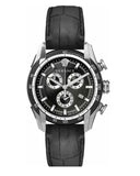 Versace V Ray Chronograph Quartz Black Dial Black Leather Strap Watch For Men - VE2I00121 Authentic Buy Shop Now