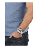 Versace V-Ray Chronograph Quartz Silver Dial Silver Steel Strap Watch For Men - VE2I00321 Authentic Buy Shop Now