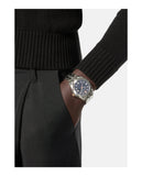 Versace Greca Time Quartz Black Dial Silver Steel Strap Watch For Men - VE3K00322 Authentic Buy Shop Now
