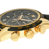 Versace V-Ray Chronograph Quartz Black Dial Brown Leather Strap Watch For Men - VEDB00318 Authentic Buy Shop Now
