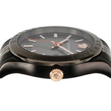 Versace Hellenyium Analog Black Dial Black Steel Strap Watch For Men - VEVK00320 Authentic Buy Shop Now