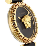 Versace Palazzo Empire Greca Black Dial Black Leather Strap Watch for Women - VEDV00119 Authentic Buy Shop Now