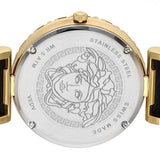 Versace Palazzo Empire Greca Black Dial Black Leather Strap Watch for Women - VEDV00119 Authentic Buy Shop Now