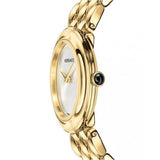 Versace V-Flare Quartz Silver Dial Gold Steel Strap Watch for Women - VEBN00718 Authentic Buy Shop Now