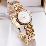 Versace V-Flare Quartz Silver Dial Gold Steel Strap Watch for Women - VEBN00818 Authentic Buy Shop Now