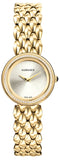 Versace V Flare Diamonds Silver Dial Gold Steel Strap Watch for Women - VEBN00918 Authentic Buy Shop Now