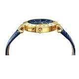 Versace V-Race Multifunction Quartz Blue Dial Blue Leather Strap Watch For Men - VEBV00219 Authentic Buy Shop Now