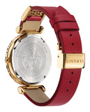 Versace Palazzo Empire Greca Red Dial Red Leather Strap Watch for Women - VEDV00319 Authentic Buy Shop Now