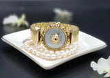 Versace Palazzo Empire Greca White Dial Gold Mesh Bracelet Watch for Women - VEDV00619 Authentic Buy Shop Now