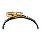 Versace Medusa Lock Icon Gold Dial Red Leather Strap Watch for Women - VEDW00119 Authentic Buy Shop Now