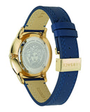 Versace V-Urban Quartz Blue Dial Blue Leather Strap Watch for Men - VELQ00319 Authentic Buy Shop Now