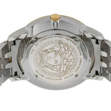 Versace V-Urban Quartz Silver Dial Two Tone Steel Strap Watch for Men - VELQ00519 Authentic Buy Shop Now